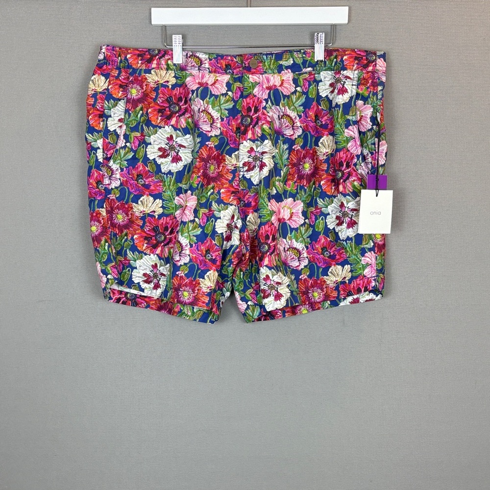 ONIA Calder Floral Print Swimming Shorts - Size XXL